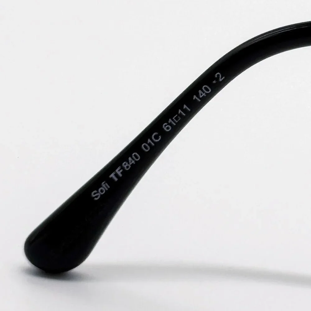NEW TOM FORD SOFI TF840 01C SUNGLASSES WOMEN SQUARE BLACK FT0840/S